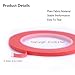 Outus 10 Pieces 3 mm Width Whiteboard Gridding Tape Grid Marking Tapes Self Adhesive Chart Tapes Artist Tape, 5 Colors