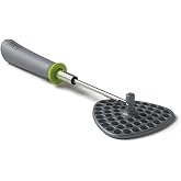 Joseph Joseph Delta Folding Nylon Head, Space Saving Potato Masher, Stores Flat