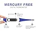Digital Medical Thermometer - JUNING Fast Oral Temperature 16 Seconds Reading Easy Accurate and Rectal Thermometer for Children and Adults with Fever Indicator