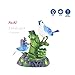 Sounds Control Chirping Bird Parrot Motion Sensor Christmas Ornament Real Singing Movement Battery Operated with Pen Holder Beautiful , Color May Vary