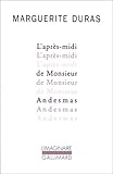 "L'apres-midi de Monsieur Andesmas (French Edition)" av Marguerite Duras