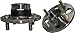 (Both) Rear Wheel Hub and Bearing Assembly - Non-ABS Rear Drum Brakes 4 LUG - 1997-00 Acura EL - [85-91CRX] - 84 Wagovan - [92-00 Civic Rear Drum No Abs] - 85-91 Civic ex.Wagon - [93-97 Civic Del Sol]