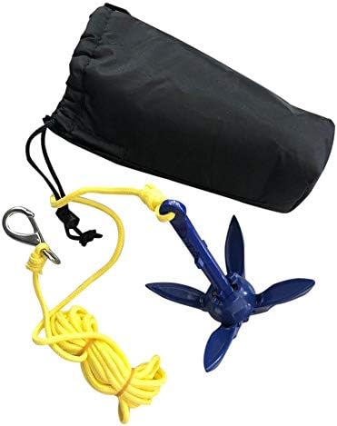 thelastplanet Kayak Anchor, Anchor Kit Marine Anchor Folding Anchor Anchor Kit For Kayaks Canoes SUP Paddle Board Boat Anchor