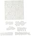 We R Memory Keepers Printing Plate Letter Press-Script Set (7 Piece)