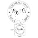 Custom Monogram Address Stamp Calligraphy Round | Custom Return Address Stamp | Self-Inking Stamp | Personalized Address Stamps |