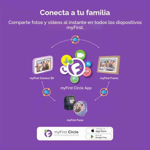 myFirst Fone R2 4G Child Smart Watch with GPS Locator, Video Calls, Messages, 5MP Camera, School Mode, SOS Button, eSIM and Parental Control
