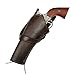 Historical Emporium Standard Left Hand Western Cross Draw Holster Plain Leather, Wild West Single Action Revolver Gun Holster