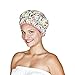 Reusable Shower Cap & Bath Cap & Lined, Oversized Waterproof Shower Caps Large Designed for all Hair Lengths with PEVA Lining & Elastic Band Stretch Hem Hair Hat - Fashionista Tropical