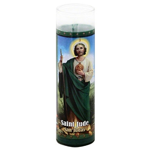 St Jude Candle Green