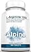 Alpine Nutrition L-Arginine 1000mg Tablets - NOS Nitric Oxide - 120 Tablets