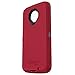 OTTERBOX Defender Series Case for Motorola Moto Z Force Droid Edition - Retail Packaging - Regal (Tempest Blue/Flame RED)