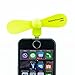 Mini iPhone Fan by Smartphone-fan * Portable USB 8 Pin Fan for Apple Cell Phone, Pads, or Computers / Portable Mobile Dock Fan * Lightning, iPhone 6, 6s, 6+, 5s, 5, iPad, New iPad, iPod Touch - Green