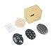MARNUR Scalp Massager Shampoo Brush Electric Massage Battery Operated with Vibration Massage for Head Hair Shoulder Foot Back with 3 Interchangeable Attachments