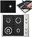 5 PACK PREMIUM Black Gas Stove Burner Covers - Stove Top Liner - Gas Range Protector - Stove Burner Covers - Double Thickness 0.2mm - Reusable & Dishwasher Safe. SET OF 5 - SATISFACTION GUARANTEED!