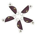 Cord Keeper (Cord Clam) 5-Pack Handmade by Hide & Drink :: Lavender