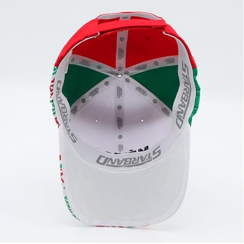 Genérico Set 2 Gorras México 2026 Diseño Original con Patrón Azteca y Bordado para Aficionados al Fútbol, Cachucha Unisex Tricolor, Gorra de Béisbol para Hombre y Mujer Tipo Aport