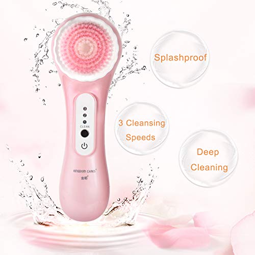 image for HOEE Facial Cleansing Brush Waterproof Face Brush Instrument Deep Clea