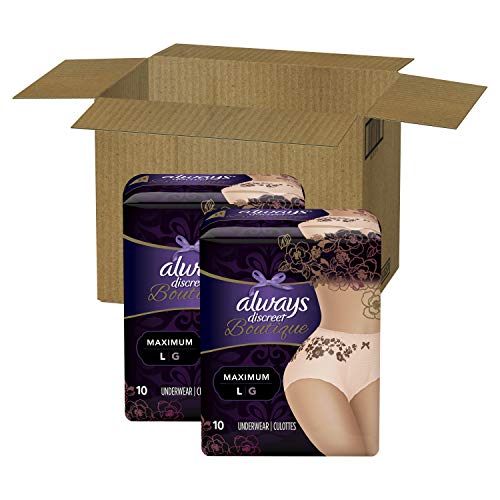 6 Always+Discreet+Incontinence+Postpartum+Absorbency