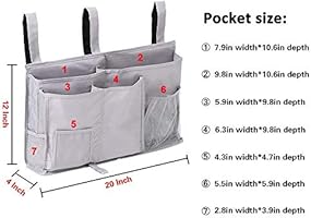 bunk bed storage pouch