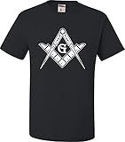 Freemason Logo - Square & Compass Symbol Men's T-shirt Tee
