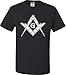 Freemason Logo - Square & Compass Symbol Men's T-shirt Tee
