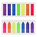 Outus 560 Pieces Page Markers Arrow Flags Tabs Fluorescent Sticky Notes Writable Tabs for Page Marker, 4 Set, 7 Color