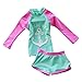 Taiycyxgan Baby Toddler Girls Kids Long Sleeve Swimsuit Rash Guard UPF 50+ UV Green S
