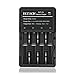 Universal Battery Charger, DUTISON Smart 4-Slots Rechargeable Li-ion Battery Charger for 18650 18500 18490 18350 17670 17650 16650 16500 14500 10440