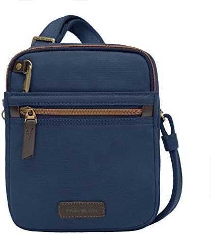 Travelon: Anti-Theft Courier Small N/s Slim Travel Bag - Navy 1 Travelon: Anti-Theft Courier Small N/s Slim Travel Bag - Navy