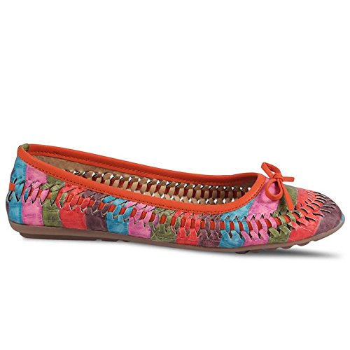 anand archies artificial leather tan ballies for girl's & women's (aa-380-p)