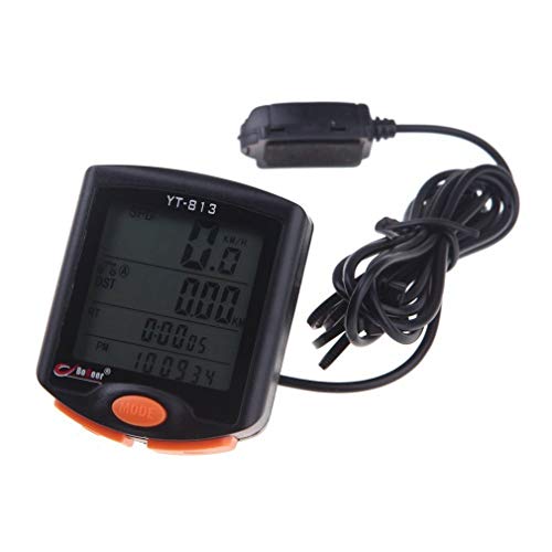BOGEER YT-813 Wired Bike Cycling Bicycle Computer Odometer Backlight LCD Speedometer Riding Accessories