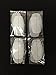 PACK OF 4 - BRA SHOULDER STRAP SILICONE CUSHION HOLDER (White)