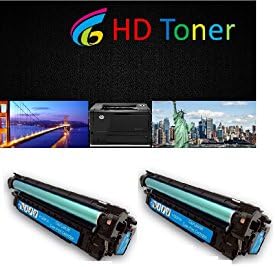 HD Toner Compatible 2 Pack Black (HP CF330A, CF330X) For HP Color Laserjet Enterprise M651N M651DN M651XH MFP -- - CF330X CF331A CF332A CF333A 654X 654A