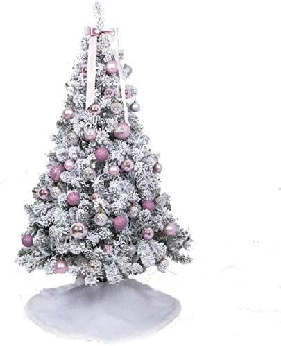 クリスマス雑貨 人工的なクリスマスツリーの飾りフロッキングクリスマスグリーンクリスマスの飾り と屋内および屋外のための金属ブラケットに適しました Color Green Size 210cm 6inches Modernzeg Hu