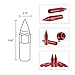 YITAMOTOR Lug Nuts 12x1.5 Red, m12x1.5 Extended Tuner Spike Lug Nuts 3.54
