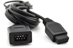 GENERIC Extension Cable for Atari 2600 8 bit and Sega Genesis Controller 10ft 3m 9pin by iCode