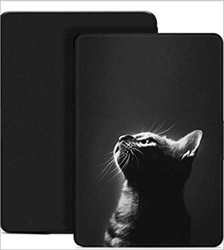 Plainmarsh Case for Kindle E-Reader (8th Generation 2016) - The Thinnest and Lightest Slim Shell Cover with Auto Wake/Sleep for Amazon All-New Kindle 6" Display (8th Generation 2016(Cat))