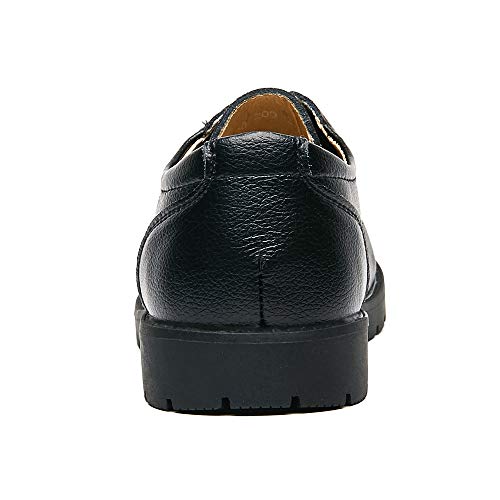 ALPHELIGANCE Kids Boys Dress Oxford Shoes(Toddler/Little Kids/Big Kids) (13 M US Little Kid, Loafer Black-1)