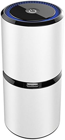 BAOJUN 2017 New 2 on behalf of the car air purifier usb car with anion oxygen bar car air purifier (Space Silver)