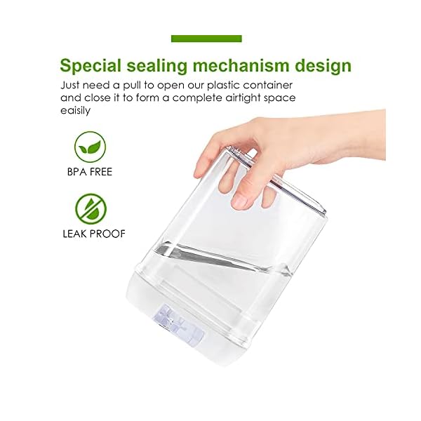 Benss 7PCS Air-Tight Food Storage Container Set - Cereal Storage Containers - for Kitchen Pantry Organization and…