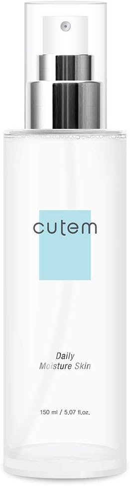 SKINMED Cutem Daily Moisture Toner with Ceramide, Hyaluronic Acid and Peptide Liquid Gel Type - Skin Cooling & Soothing Ultra Hydrating Facial Toner - 150 ml