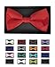 Men's Solid Color Banded Bow Ties