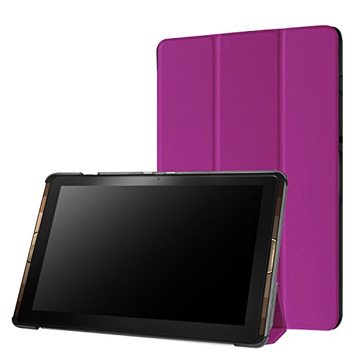 Acer Iconia Tab 10 A3-A40 Case, Pasonomi Ultra Slim Lightweight PU Leather Folio Case Stand Cover for Acer Iconia Tab 10 A3-A40 10.1" Android Tablet (Purple)