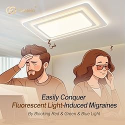 Goiteia FL 41 Migraine Glasses,Light Sensitivity