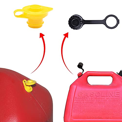 WHSSFINE Gas Can Spout Replacement Kit with Flexible Pour Nozzle Coarse