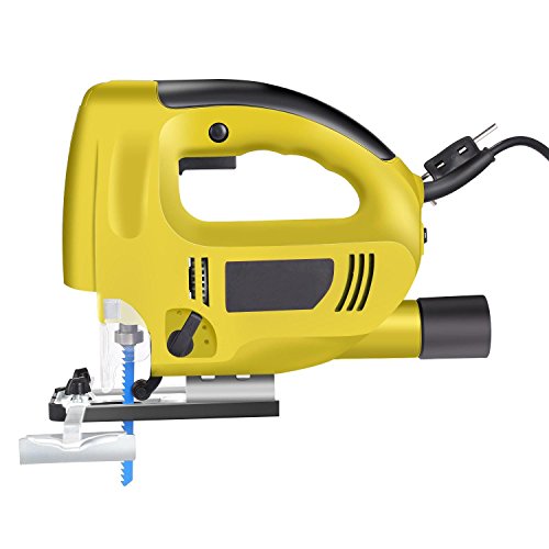 Benlet Jigsaw, 800W Electric Jig Saw w/Laser Light 5.9FT Cord with Carrying Case (Blue)