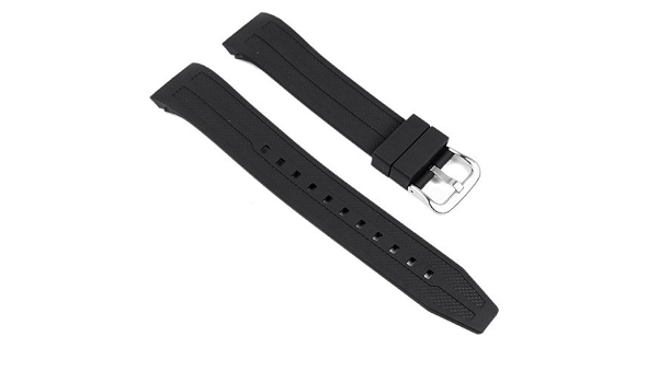 Genuine Replacement for Watch Band 22mm Black Rubber Strap #10239924 for Casio  AMW-706-7A1V, AMW-704-7A | Amazon.com