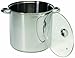 ExcelSteel 548 Stainless Steel Stockpot with Encapsulated Base, 8-Quart