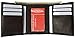 Marshal Wallet RFID Blocking Men's Leather Slim Trifold Wallet (Black)