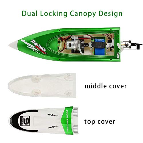 Mini-Spielzeug-Boot 2,4 GHz Submarine Fish Tank Speedboat Kind Sommer-Wasser-Schiffe Spielzeug verhindert Wassereintritt… – Bild 5